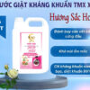 Nước giặt thảo mộc xanh x4 hương sắc hoa