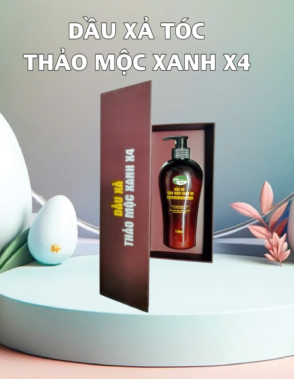 Dầu Xả Thảo Mộc Xanh X4 (350Ml) - Ảnh 2
