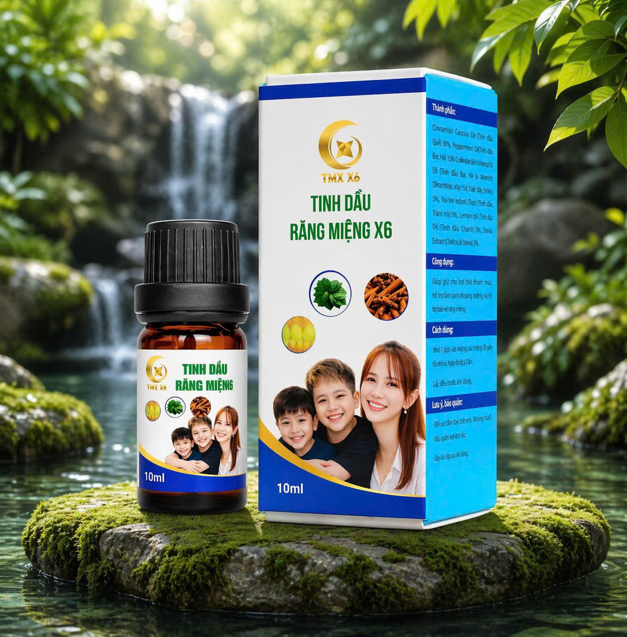 Răng miệng thảo mộc xanh x6
